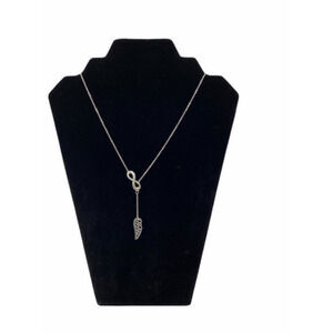 Angel Wings Infinity Pendant‎ Necklace Women's